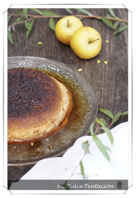 Flan de Manzana