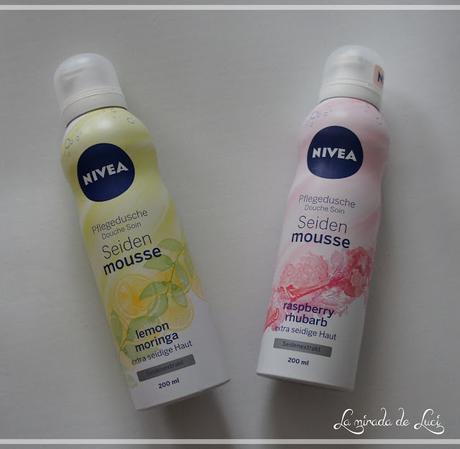NIVEA, geles mousse limón y frambuesa. NIVEA, geles mousse limón y frambuesa.