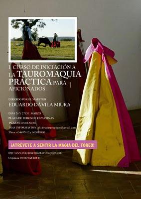 I Curso de introducción a la Tauromaquia práctica para aficionados I Curso de introducción a la Tauromaquia práctica para aficionados