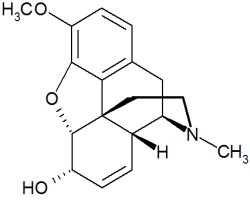 estructura de la codeína