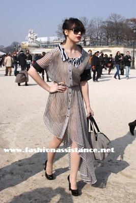 Paris Fashion Week, Fall/Winter 2011-2012. Invitados famosos. Front-Row