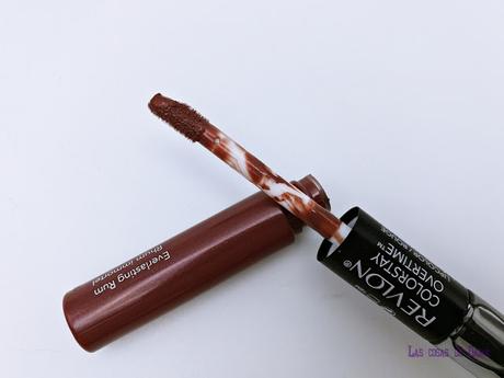 Rhum Inmmortel de los Colorstay Evertime Lipcolor de Revlon Novedades Revlon Maquillaje makeup beauty brochas máscara de pestañas lipstick liquid otoño