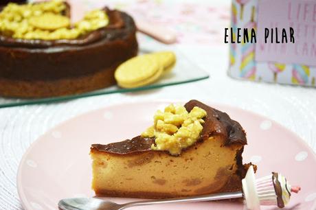 Cheesecake con miel y galletas Oreo Golden