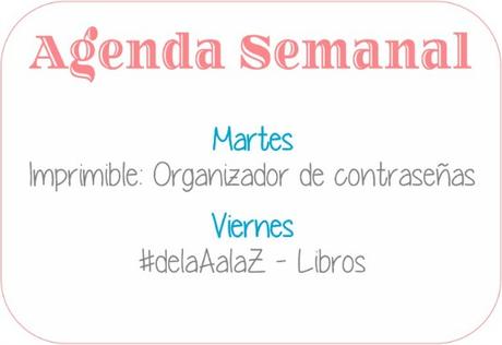 Agenda Semanal 18/09 - 24/09