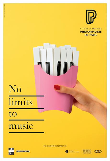 La Filarmónica de París invita a la gente a “devorar” la música con esta bonita campaña gráfica