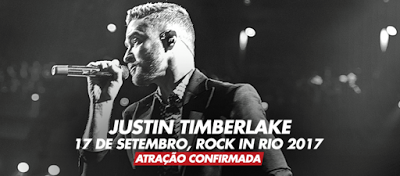 Justin Timberlake en el show  de  Rock in Rio