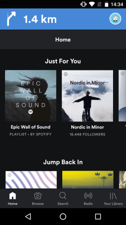 Spotify y Waze ahora funcionan en conjunto en iPhone y Android