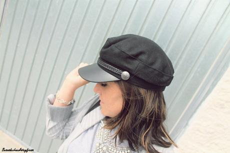 Gorra estilo marinero