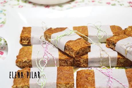 Barritas de avena y espelta con frutos secos