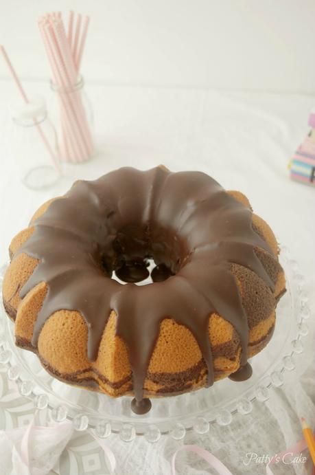 Zebra Bundt Cake, perfecto para la vuelta al cole #BundtBakers