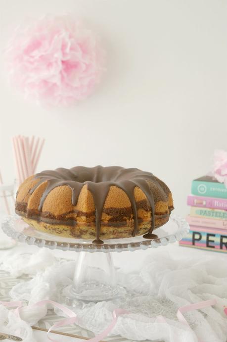 Zebra Bundt Cake, perfecto para la vuelta al cole #BundtBakers