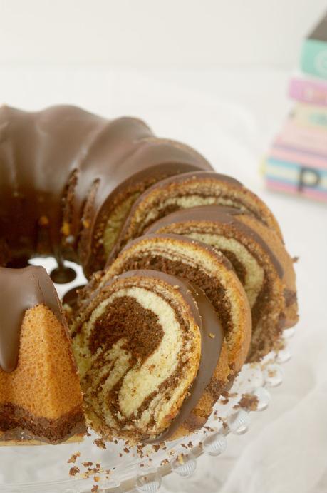 Zebra Bundt Cake, perfecto para la vuelta al cole #BundtBakers
