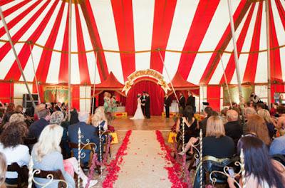 Detalles de una boda real inspirada en el circo