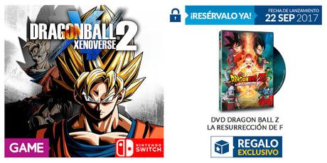 Consigue DVD de la película de Dragon Ball, reservando Dragon Ball Xenoverse 2 en GAME