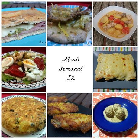Menú semanal 32 Menú semanal 32
