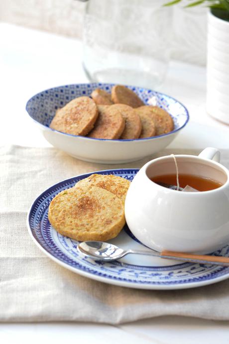 Galletas de pistachos y limón (sin huevo ni leche)