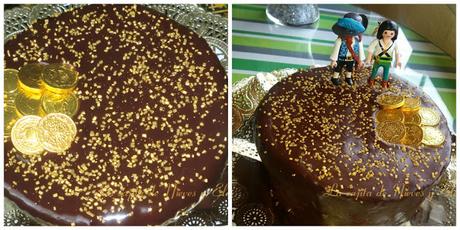 Tarta Sacher Pirata sin gluten (otra version)