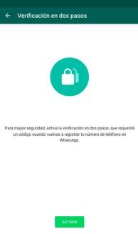 Conoce la verificación de 2 pasos de WhatsApp