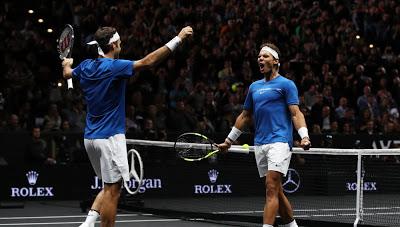 Nadal y Federer, invencibles en dobles Laver Cup 2017