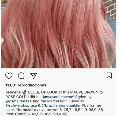 Colores fantasía: pink hair don't care.