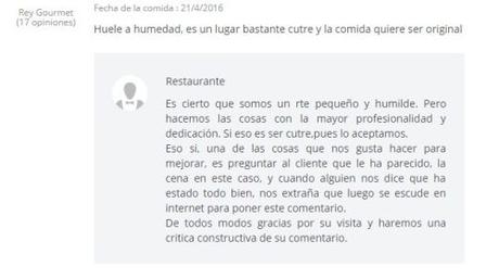 Qué hacer ante una crítica negativa de tu restaurante