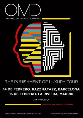 OMD (Orchestral Manoeuvres in the Dark), en febrero de 2018 en Barcelona y Madrid