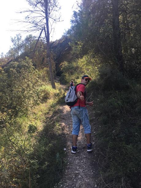 senderismo, haz deporte, trekking, salida en familia, salida al campo, Els canalons, racó de sant bonaventrua, alcoy, salt, via verde, puente de las 7 lunas, barrio de batoy, casas del salt, río polop, paso de la muerte, 