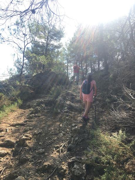 senderismo, haz deporte, trekking, salida en familia, salida al campo, Els canalons, racó de sant bonaventrua, alcoy, salt, via verde, puente de las 7 lunas, barrio de batoy, casas del salt, río polop, paso de la muerte, 