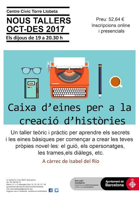 Taller de Escritura: Caixa d'eines per a la creació d'històries