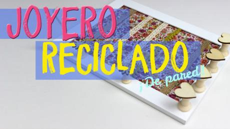 Joyero de pared con un portarretratos Joyero de pared con un portarretratos