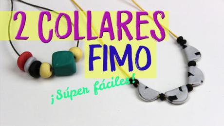 2 Collares de Fimo fáciles 2 Collares de Fimo fáciles