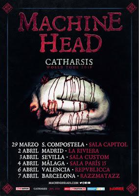Machine Head anuncian conciertos en Santiago, Madrid, Sevilla, Málaga, Valencia y Barcelona Machine Head anuncian conciertos en Santiago, Madrid, Sevilla, Málaga, Valencia y Barcelona