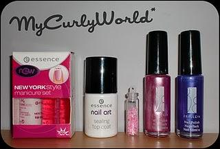 * Manicura Fantasy French, uñas cortas *