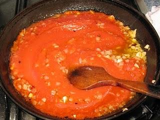 Coliflor gratinada con salsa de tomate casera y bechamel Coliflor gratinada con salsa de tomate casera y bechamel