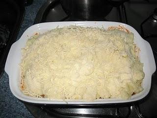 Coliflor gratinada con salsa de tomate casera y bechamel Coliflor gratinada con salsa de tomate casera y bechamel