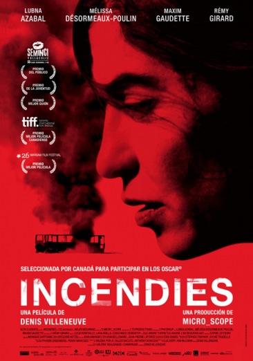 incendies Estrenos del 11 de marzo