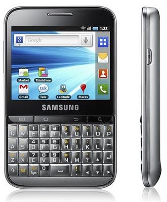 Samsung Galaxy Pro, con teclado QWERTY y pantalla táctil
