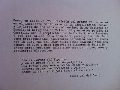 'Fuego en Castilla' por José Val del Omar 'Fuego en Castilla' por José Val del Omar