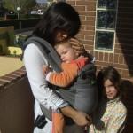 las tres Mis dos hijas y yo