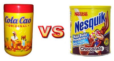 cola cao vs nesquick