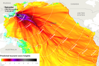 Y el tsunami llegó a Chile