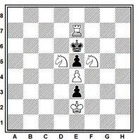 El ajedrez y el signo de la Cruz (problema de Gumpel, 1878) La señal de la Santa Cruz sobre el tablero de ajedrez