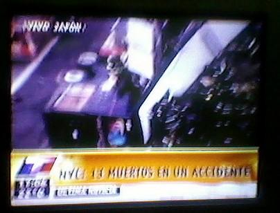 El sábado 12 hasta la pantalla de TN temblaba. Aún cuando informaba un accidente en Nueva York Orfandad social