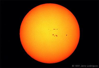 400 años de observaciones de manchas solares 1