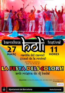 Festival de Holi en Barcelona
