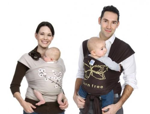 fular Fular elástico Moby Wrap para cargar al bebé