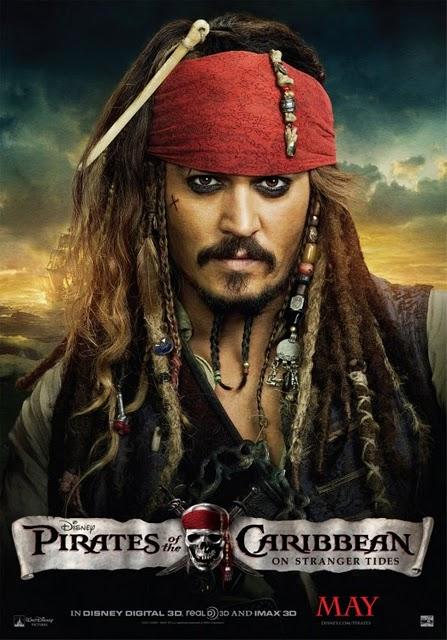 Pósters individuales de Penélope Cruz y Johnny Depp en 'Pirates of the Caribbean: On Stranger Tides'