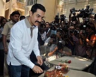 Imágenes del cumpleaños de Aamir Khan