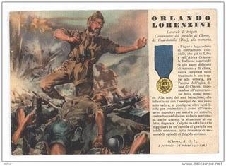 Fallece el General Orlando Lorenzini, héroe de Keren - 18/03/1941.