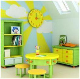 Ideas para combinar colores: amarillo, verde y naranja. Decoracion Amarillo, Verde, Naranja